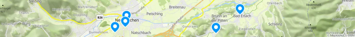 Map view for Pharmacies emergency services nearby Bromberg (Wiener Neustadt (Land), Niederösterreich)
